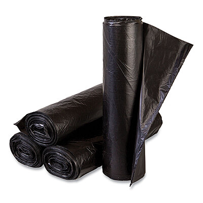 24"x33" Heavy-duty garbage bag (14micron) (25/roll)