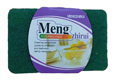 Meng scouring Pad w/sponge (2/pk)